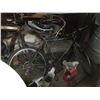 Image 4 : LOT - (3) bikes, patio door, metal barrel, canola seed + misc