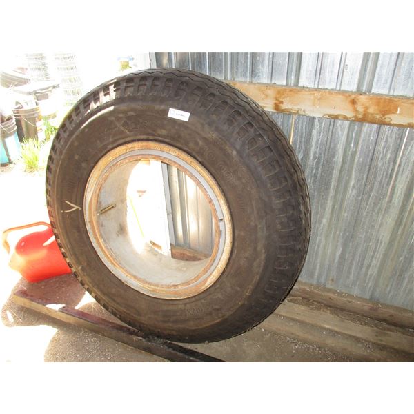 Highway Express tire + rim - 10.00-20