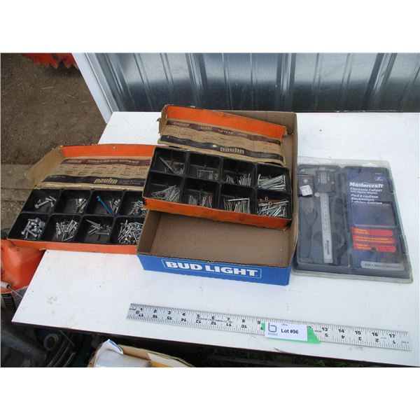 Mastercraft electronic caliper with misc