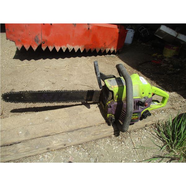 Poulan wild chainsaw 18" long bar