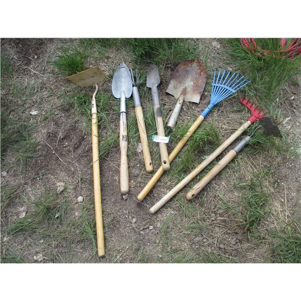 Lot of garden tools
