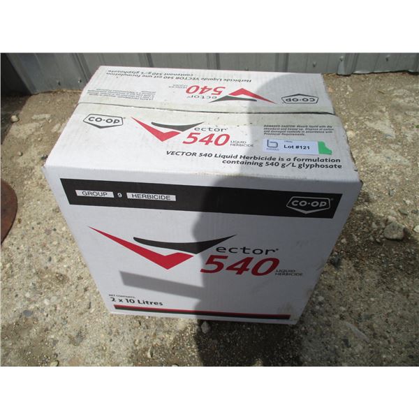 (2) 10L jugs 540 vector liquid herbicide