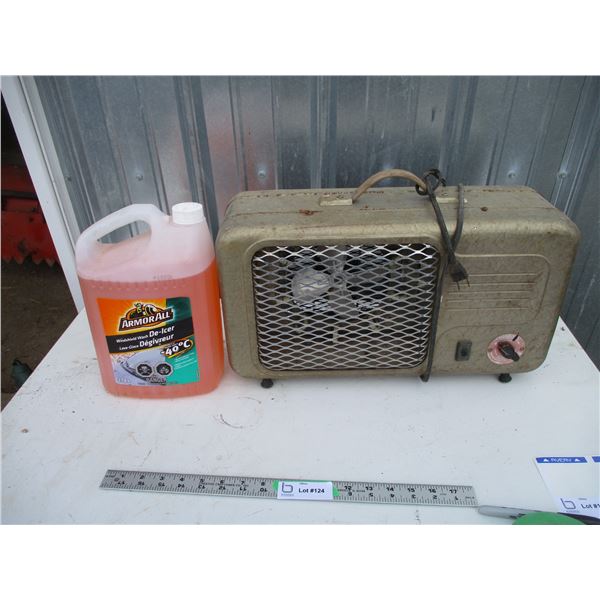 Windshield wash with heater