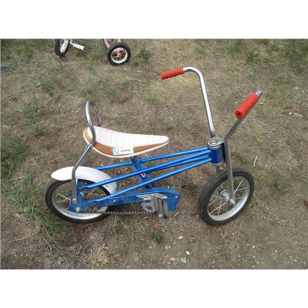 Kids bike with banana seat