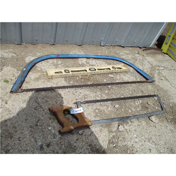 Square, bucksaw, meat saw