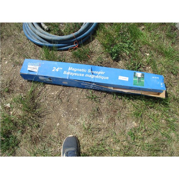 24" magnetic sweeper