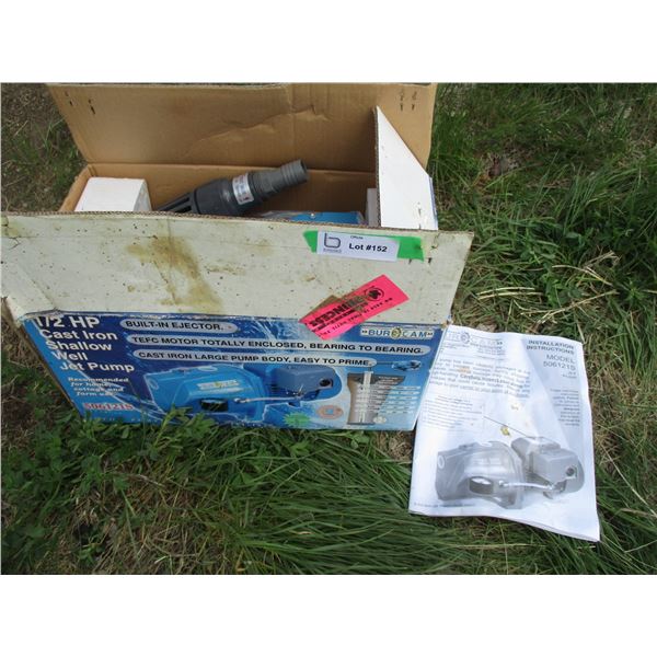 1.5HP cast iron shallow well jet pump