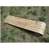 Image 5 : wooden toboggan - 58" long