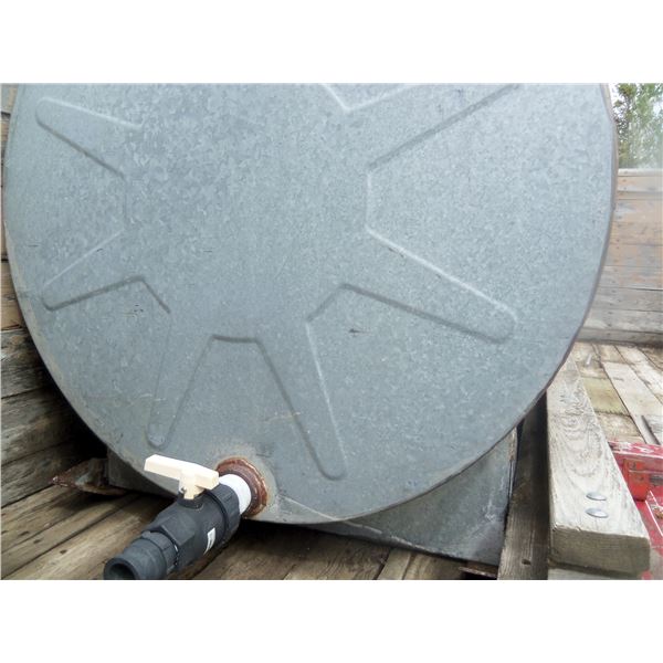 300 gallon galvanized water tank