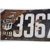 Image 2 : 1919 Sask license plate