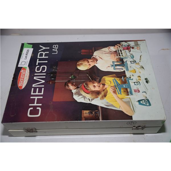 vintage chemistry lab tin box only