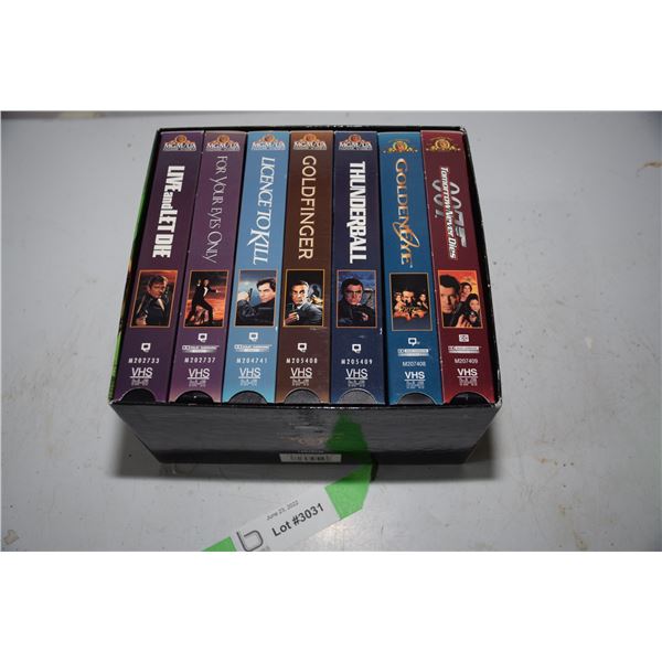 James Bond VHS box set