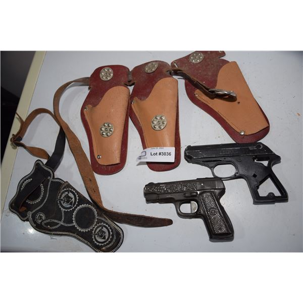 cap guns + holsters