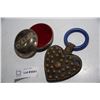 Image 1 : ring box + heart medallion fob