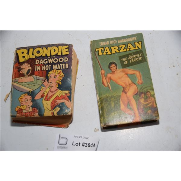 vintage tarzan + blondie books