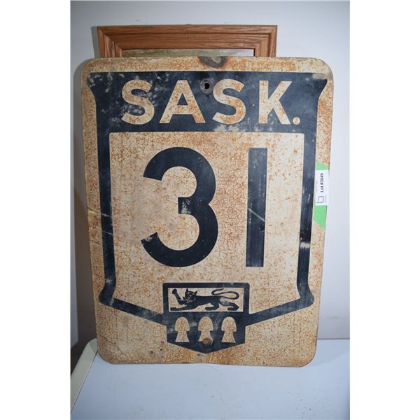 Antique Highway 31 sign - 18x24