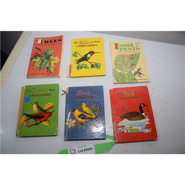 Vintage trees + Bird books