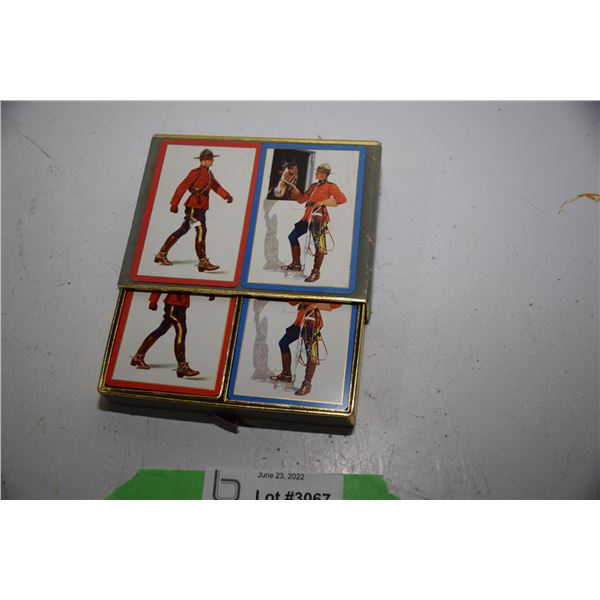 Vintage RCMP playing cards