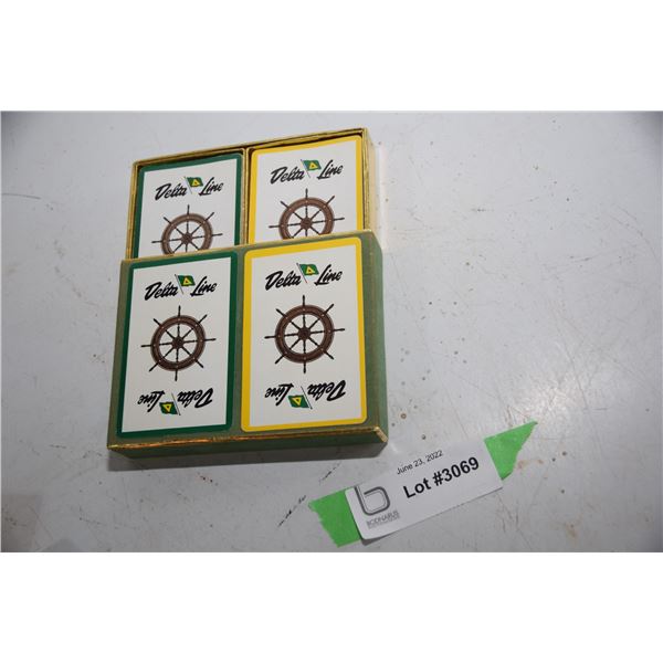 Vintage Steamship playing cards