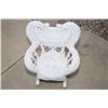 Image 1 : Tiny childs antique wicker rocking chair