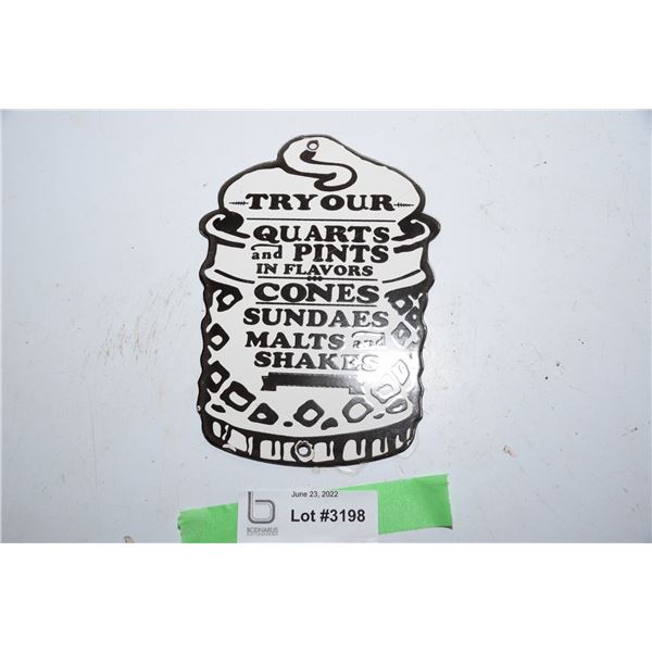 Ice Cream Porcelain fantasy sign