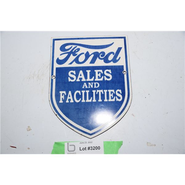 Ford Porcelain fantasy sign