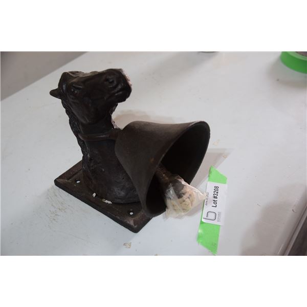Cast Iron western dinner bell