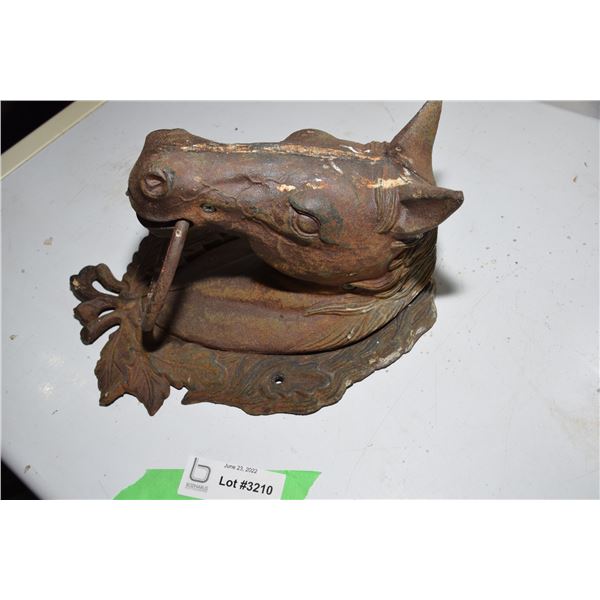 Cast Iron western decor wall hitch bracket