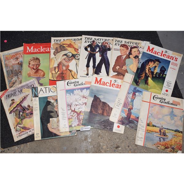 Old magazines lot