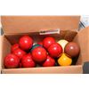 Image 1 : (22) Vintage pool balls