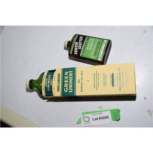 Vintage (new old stock) medicine bottles