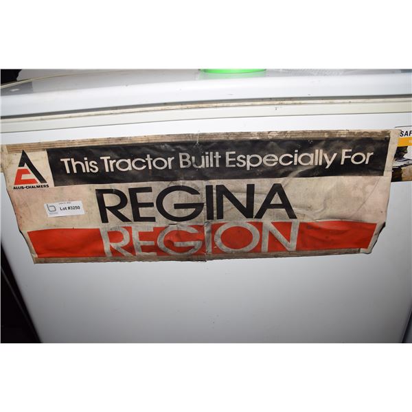 Magnetic Allis-Chalmers Regina sign