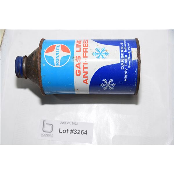 Royalite rare cone top tin