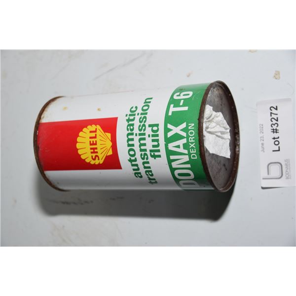 shell oil tin - 1 pint