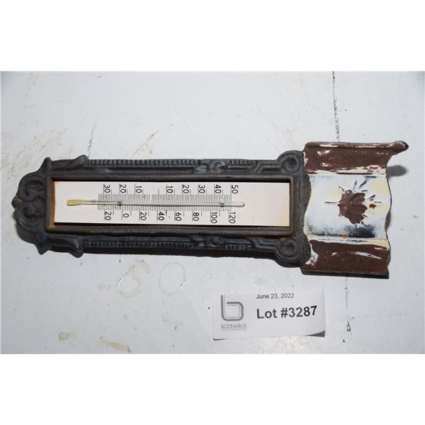 Cast Iron Canada Thermometer