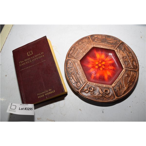 Star weekly household encyclopedia + Hawaii Ashtray