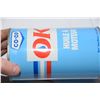 Image 2 : Full Co-op OK Oil Tin - 1 imp quart