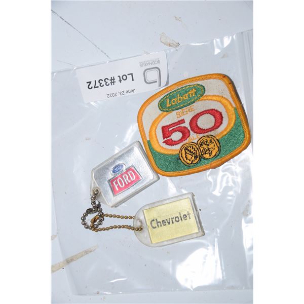 3-D Salesman Sample Keychains