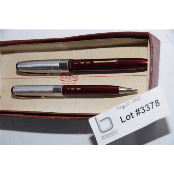 Wearever GOLD nib pen pencil set