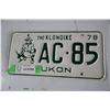 Image 1 : near mint 1978 Yukon license plate