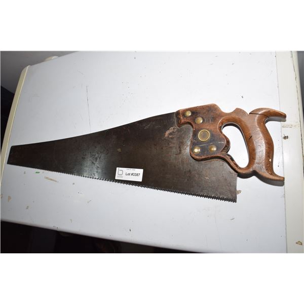 100 year old disston saw