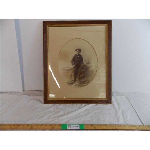 1890s photo old wavy glass