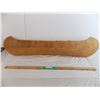 Image 1 : Handmade Birch bark canoe signed " Martine Kotcher" ft liard NWT