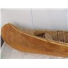 Image 2 : Handmade Birch bark canoe signed " Martine Kotcher" ft liard NWT