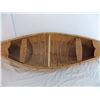 Image 4 : Handmade Birch bark canoe signed " Martine Kotcher" ft liard NWT