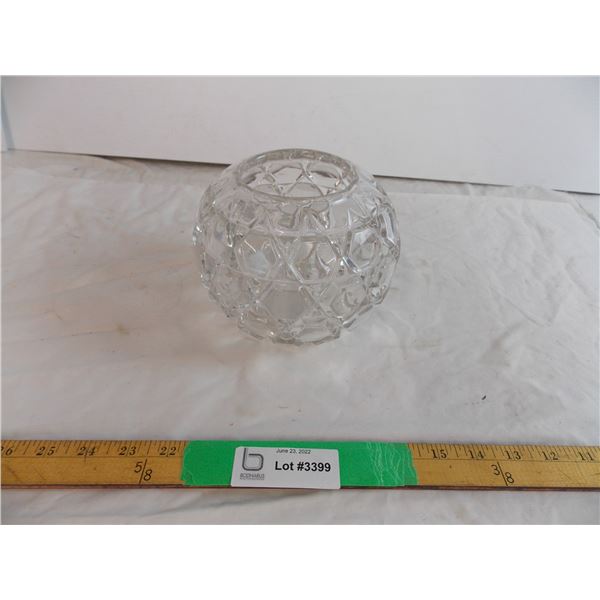 Crystal glass bowl