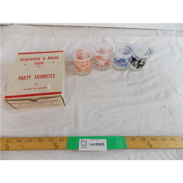 4 oz shot glasses for gay entertaining
