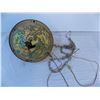 Image 4 : Special Export Beer hanging globe light - minor damage to the plastic -Lights up and spins