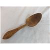 Image 2 : Carved and decorated wood spoon and horn ladle