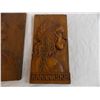 Image 4 : 2X bid price - Pair of hand carved prisoner of war plaques ww2